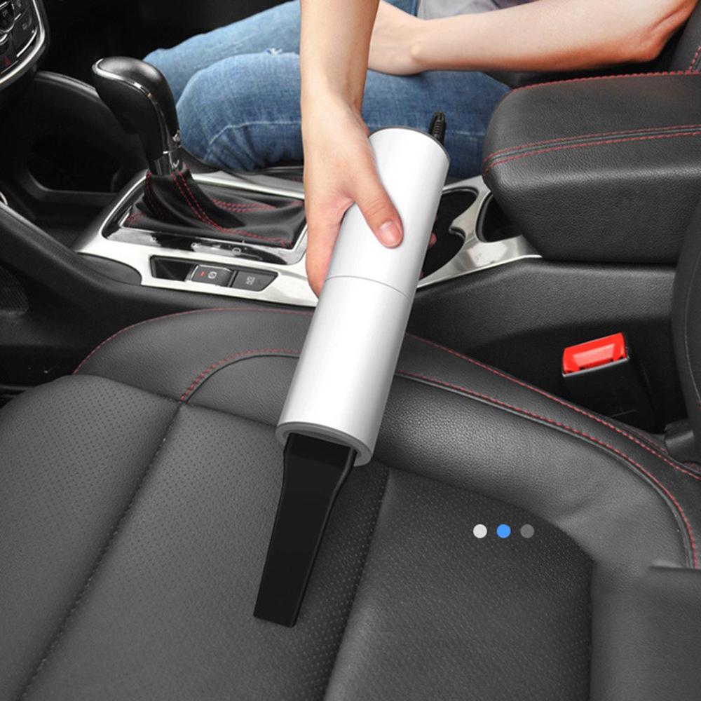 Aspirador portátil pequeño para coche, aspirador de 120W de alta potencia, uso Dual en seco y mojado, de mano