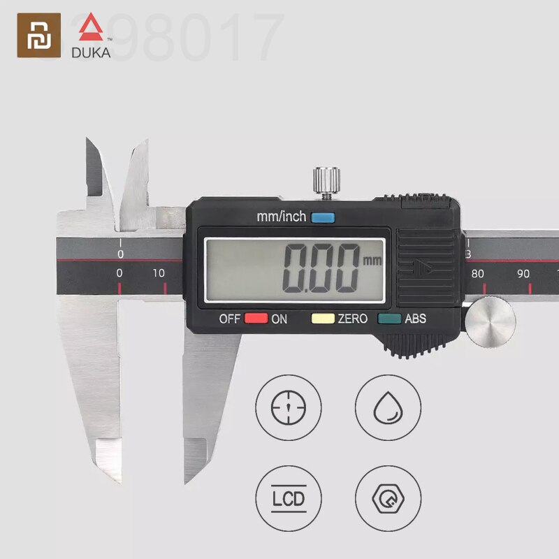 In stock youpin digital saddle electronic caliper micrometer accuracy measuring tool 150mm 6 lcd digital screen