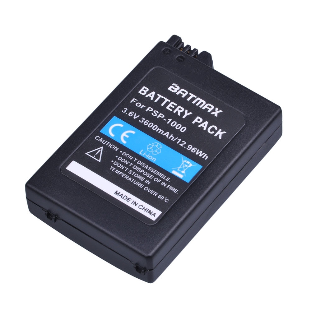 For PSP-1000 PSP 1000 Battery 3.6V 3600mAh 1Pcs Batteries Accu + Charger Kits for PSP 1000 Playstation Sony PSP1000 Battery