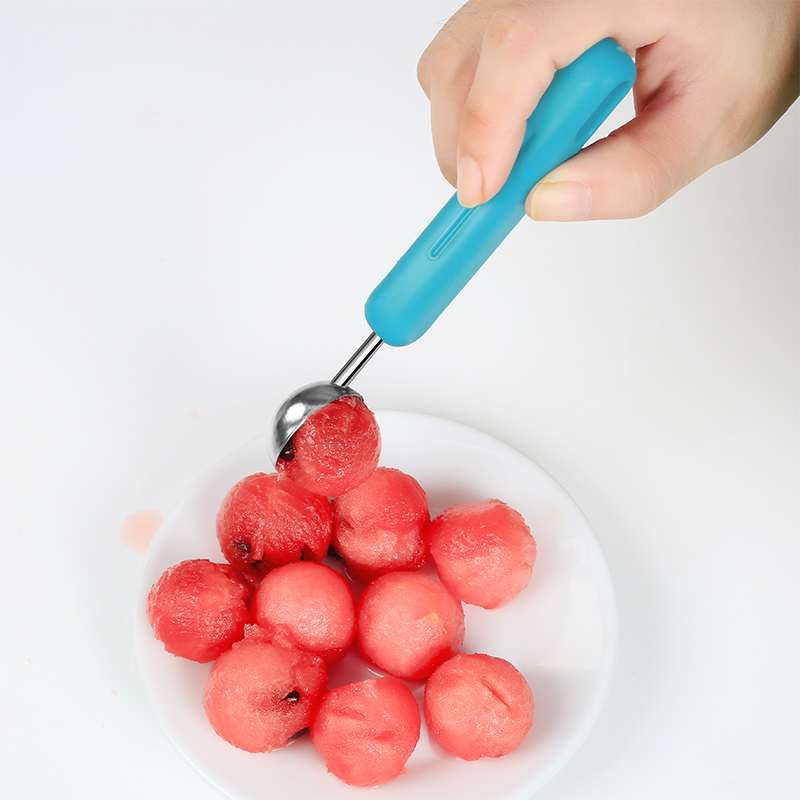 AMINNO Meloenlepel Ballers Watermeloenlepel Keuken & Restaurant Gadget Dessertversiering Gereedschapset