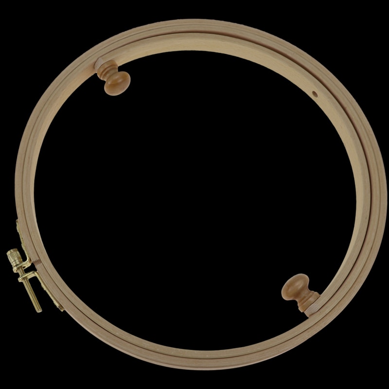 360 Degree Rotation Stand Embroidery Hoop Wood Cross Stitch Rack Adjustable Desktop Frames Cross Stitch Embroidery Frame