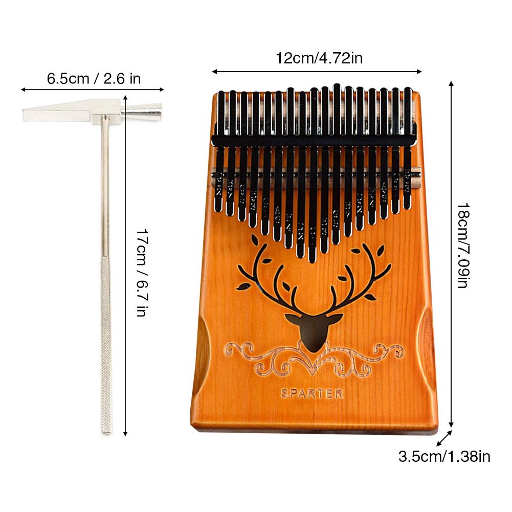 Kalimba, 17 teclas, Piano, instrumento Musical, dedo africano, Piano 30key, instrumento Musical para principiantes, Kalimba de madera
