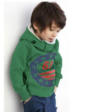 Pulls d'hiver pour enfants sweats à capuche pour garçons à manches longues automne filles veste manteau enfants sweats à capuche 2-6yrs: Green / 6