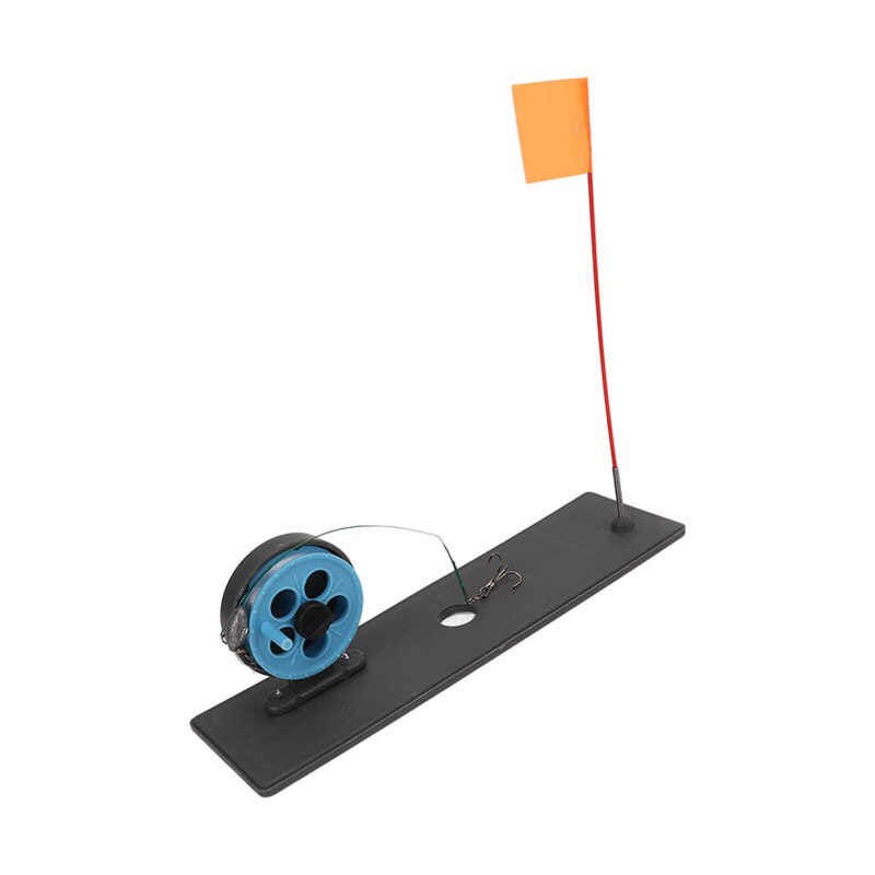 Ice Fishing Platform Portable Compact High Efficiency Convenient Heavy Duty Drifting Fishing Flag with Base for Winter Fishing