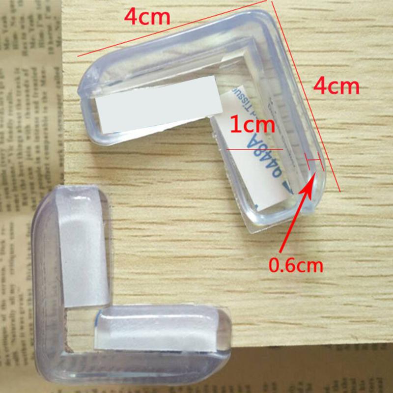 10pcs/lot Baby Safety Silicone Protector Table Corner Edge Protection Thicken Safety anti-collision angle Protect kids from bump
