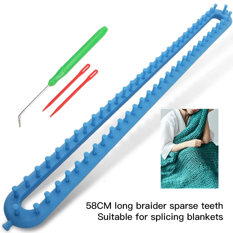 Rectangle Round Knitting Loom Weaving Scarf Sweater Hat Shawl Stitching Knitting Machine DIY Handmade Craft Braiding Tool