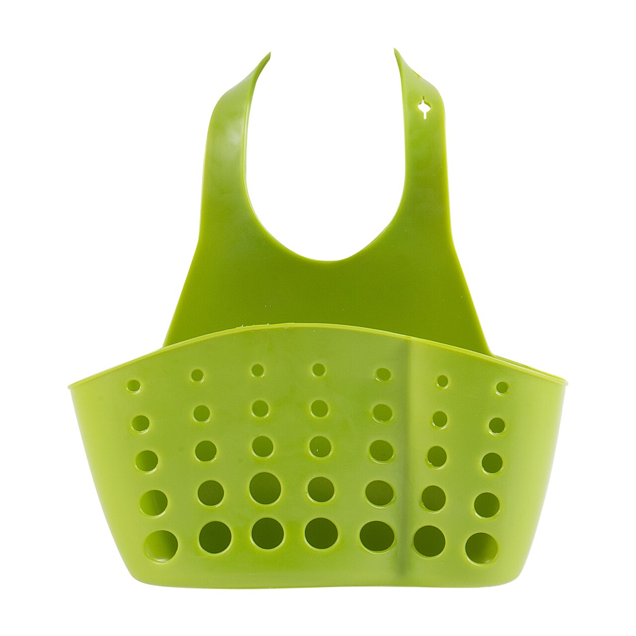 Sponshouder voor de gootsteenkraan aan de zijkant van de keuken, plastic sponshouder voor de gootsteen: C