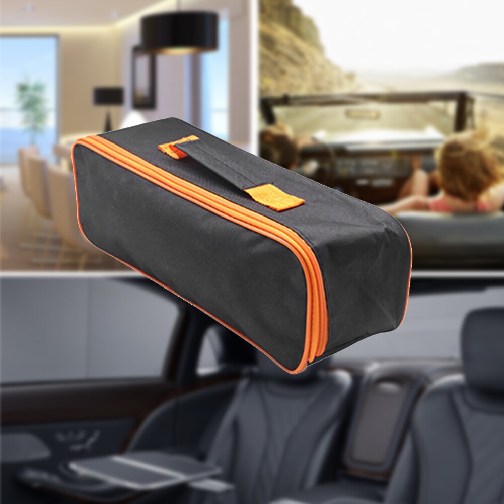 Car Black Wear Resistant Zipper Closure Practical Storage Case With Handle Durable Portable Pouch Vacuum Cleaner Tool Bag