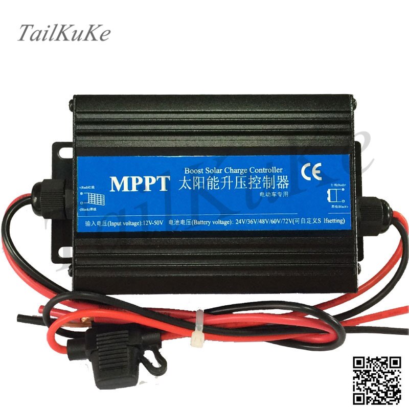 Solar electric vehicle boost charging controller/24 V/36 V/48 V/60 V/72 V/solar controller