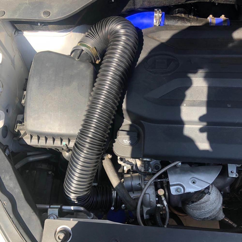 63MM/76MM Car Engine Flexible Air Hose Air Intake Pipe Inlet Hose Tube Car Air Filter Intake Cold Air Ducting Feed Hoses Pipe