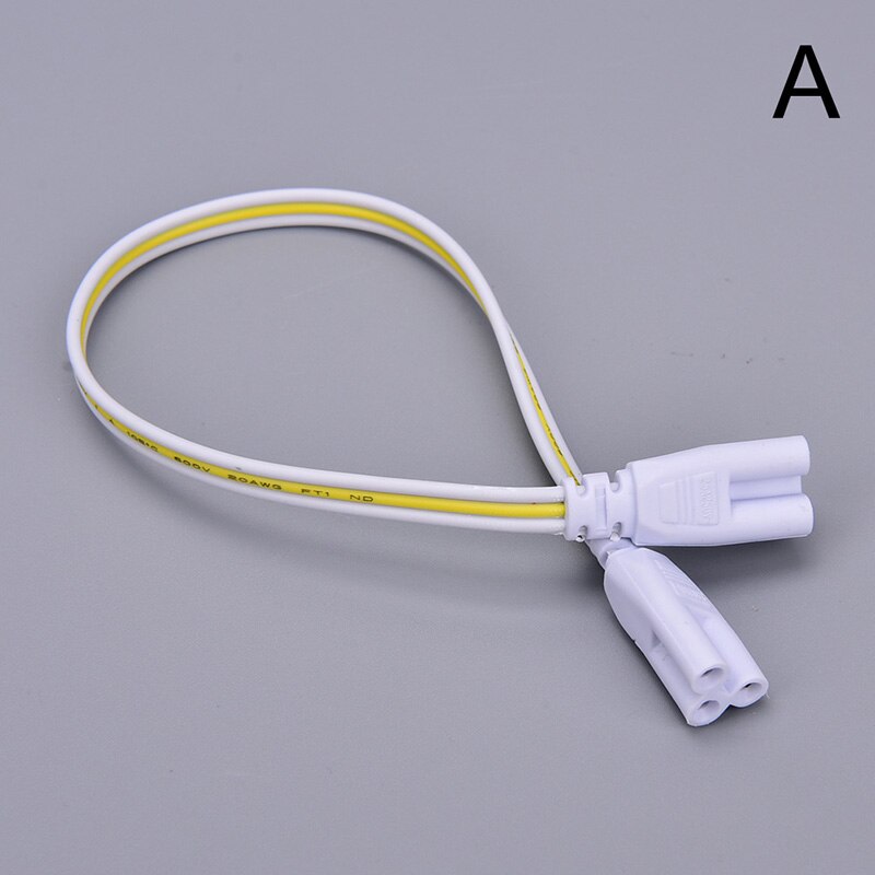 3 Pins Double-end Cable Wire LED Tube Connector 30cm Two-phase Three-phase T4 T5 T8 Led Lamp Lighting Connecting: A