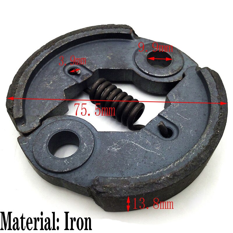 40-6/40-5/ 50 centrifugal clutch plate 49cc mini pocket pit quad ATV Dirt ride coffee: D Iron