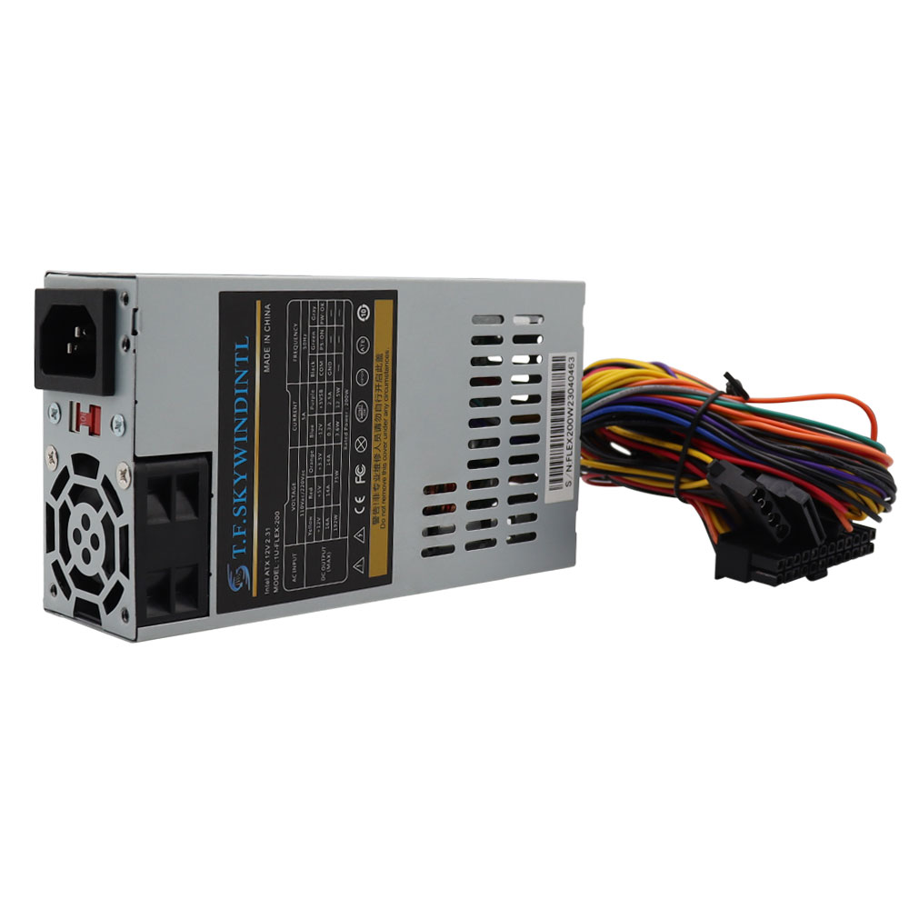 Mini-Netzteil Computer 1U 200 W 250 W 300 W Netzteil AIO Flex NAS POS Klein 1u 200 W Switching ATX Netzteil 110 V 220 V Server Desktop-Stromversorgung