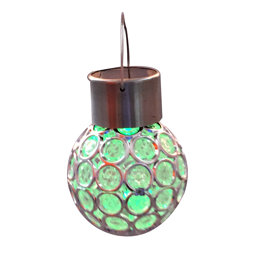 7 couleurs lampe solaire jardin accrocher paysage extérieur LED qui change de couleur lampe
