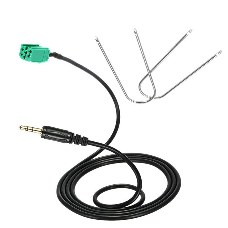 Auto Aux In Input Adapter Voor Renault 2005 Clio Megane Laguna Modus MP3 3.5Mm Jack Aux input Adapter Kabel