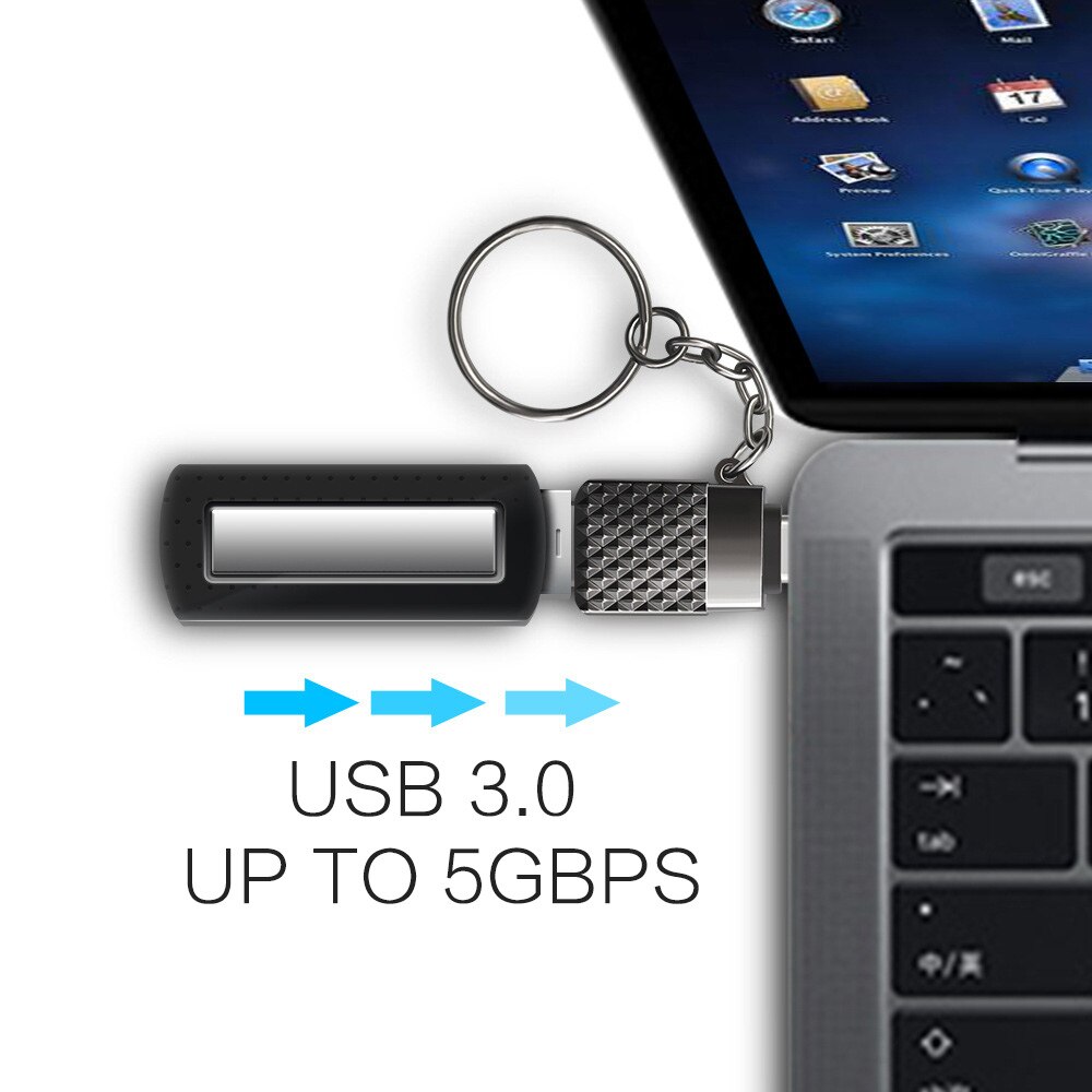 STONEGO USB C OTG Adapter Fast USB 3.0 to Type C Adapter for Macbook Pro Smartphones Keychain Mini USB Adapter Type-C OTG Cable
