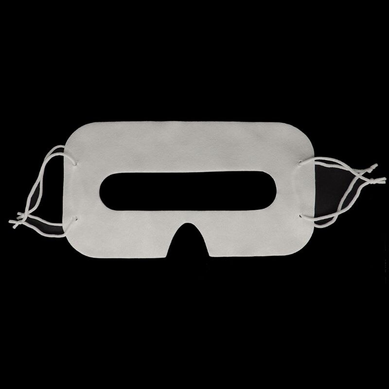 100 Stks/zak Wit Niet-geweven Stoffen Eye Pads Wegwerp Sanitaire Eye Patch Gezichtsmasker Voor Htc Vive Playstation 3D virtuele Realit