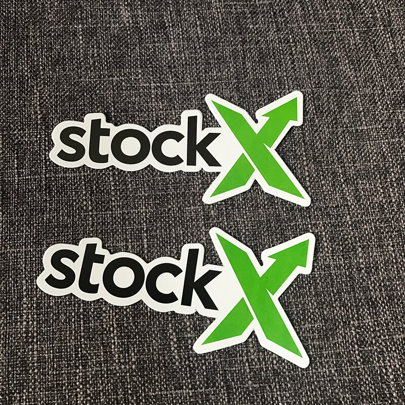 10 Sets/partij Voorraad X Og Qr Code Sticker Stockx Kaart Groen Circulaire Tag Plastic Geverifieerd Authentieke Schoen Gesp Accessoires