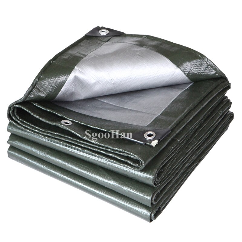 Lona de PE impermeable para jardín, toldo para exteriores, vela de sombra, barco de Camping, camión, dosel de suelo, casa de mascotas, tela impermeable
