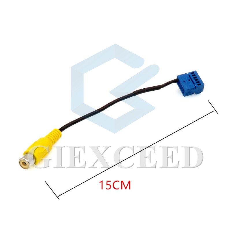 Automotive Vehicle Backup Camera Wiring Harness Reversing Video Wire Camera Conversion Cable Socket For VW BMW