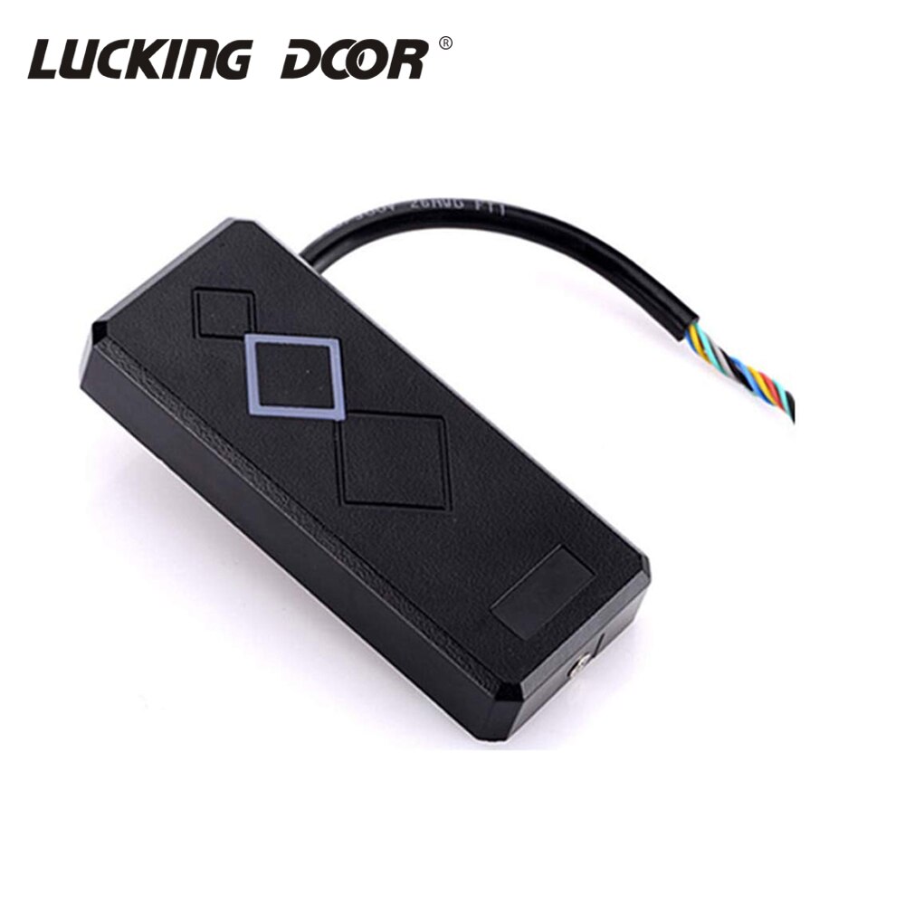 Waterproof 13.56Mhz 125khz Card Reader Wiegand 26 34 Card Reader LED Indicators Security RFID EM ID Card Access Control Reader