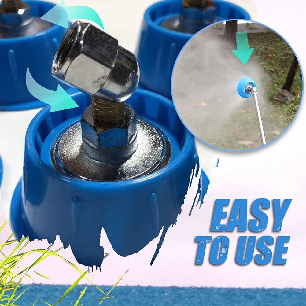 High Pressure Agricultural Water Sprayer Nozzle Pesticide Windproof Mist Nozzle Garden Irrigation Atomizing Sprinkler