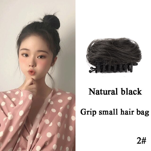 DIFEI-chignon Donut, chignon synthétique, griffes à clip, accessoires pour chignon, extension capillaire pour femmes: 1B/27HL