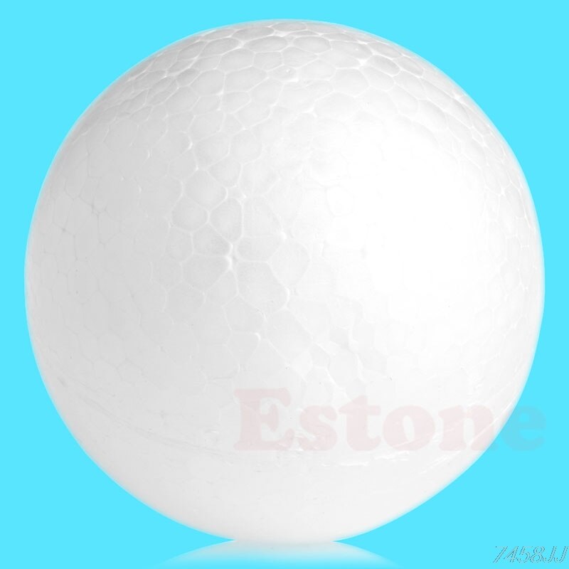 1Pc Round 2/3/4/5/6/8 Cm Modelling Polystyrene Styrofoam Foam Ball DIY Material