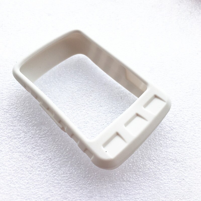 Generic Bike Silicone Case & Screen Protector Film for Wahoo ELEMNT Roam GPS Computer Case Sleeve for wahoo elemnt roam: White