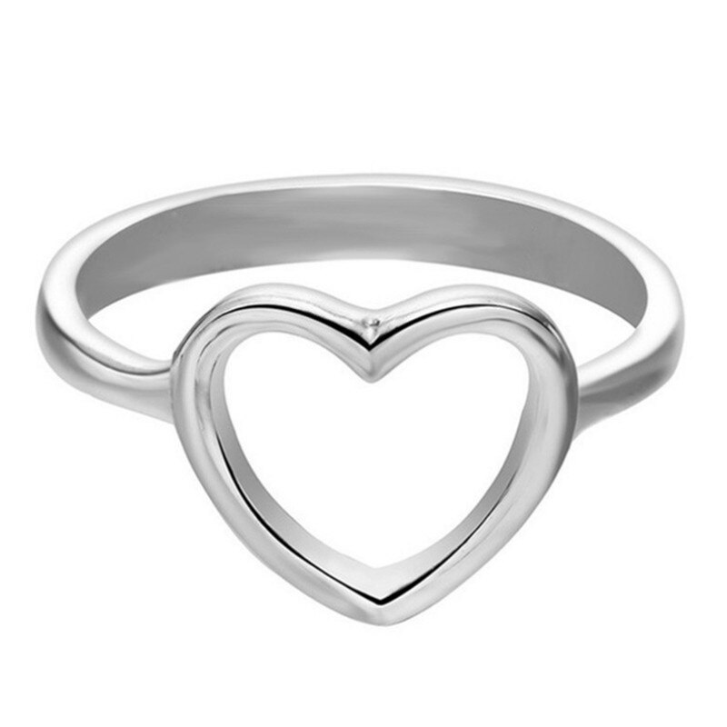 Newbuy roségouden holle hart trouwring voor vrouwen verlovingssieraden femme bijoux: 10 / 10225