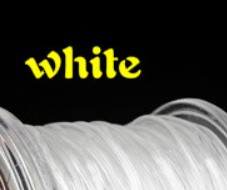 DIY Crystal Beading Stretch Elastic Thread Cord with Box Transparent Clear Round Beading Wire String Jewelry Making: white / 0.6mm