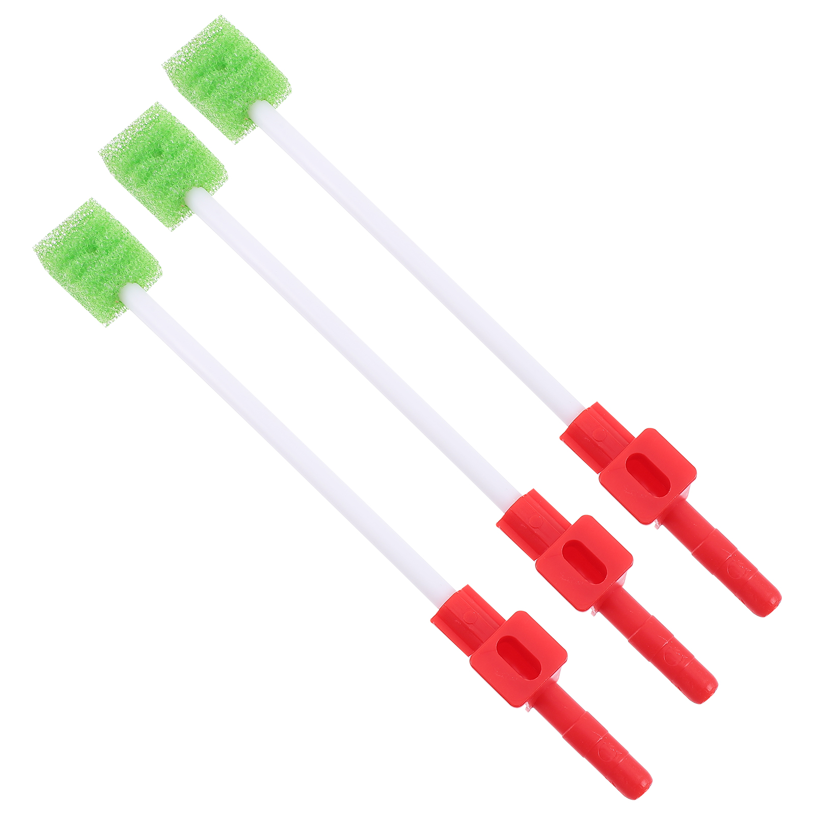 3Pcs Mond Swabs Wegwerp Orale Schoon Swabs Orale Schoon Borstel Sputum Schoon Stok