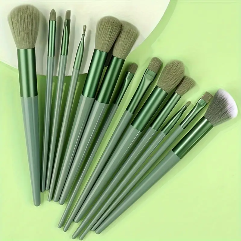 13PCS Makeup Brush Set Soft Fluffy Eye Shadow Foundation Blush Highlighter Concealer Brush Female Beauty Tool Christmas: PURPLE