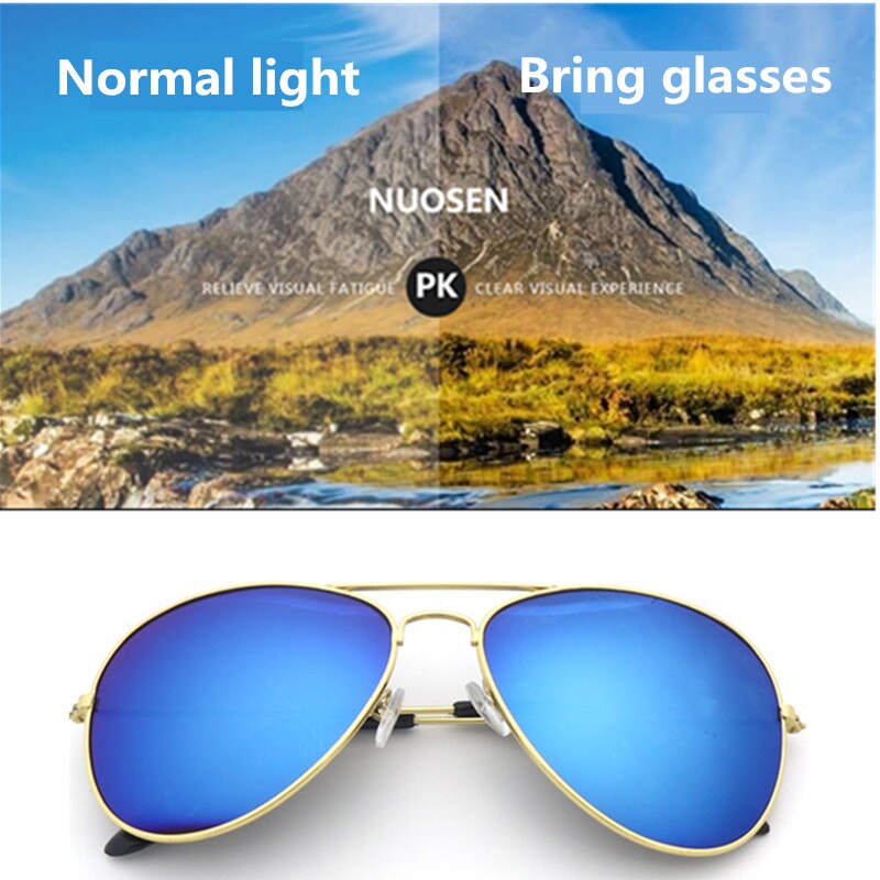 Unisex klassiske herre solbriller polariseret  uv400 spejl solbriller briller til mænd kvinder kører ridning
