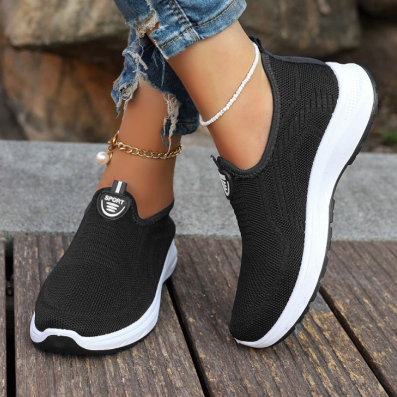 Mocassini da ginnastica da donna Tennis Femimino Ladies Slip On Scarpe sportive traspiranti Designer Scarpe a piedi nudi Ballerine