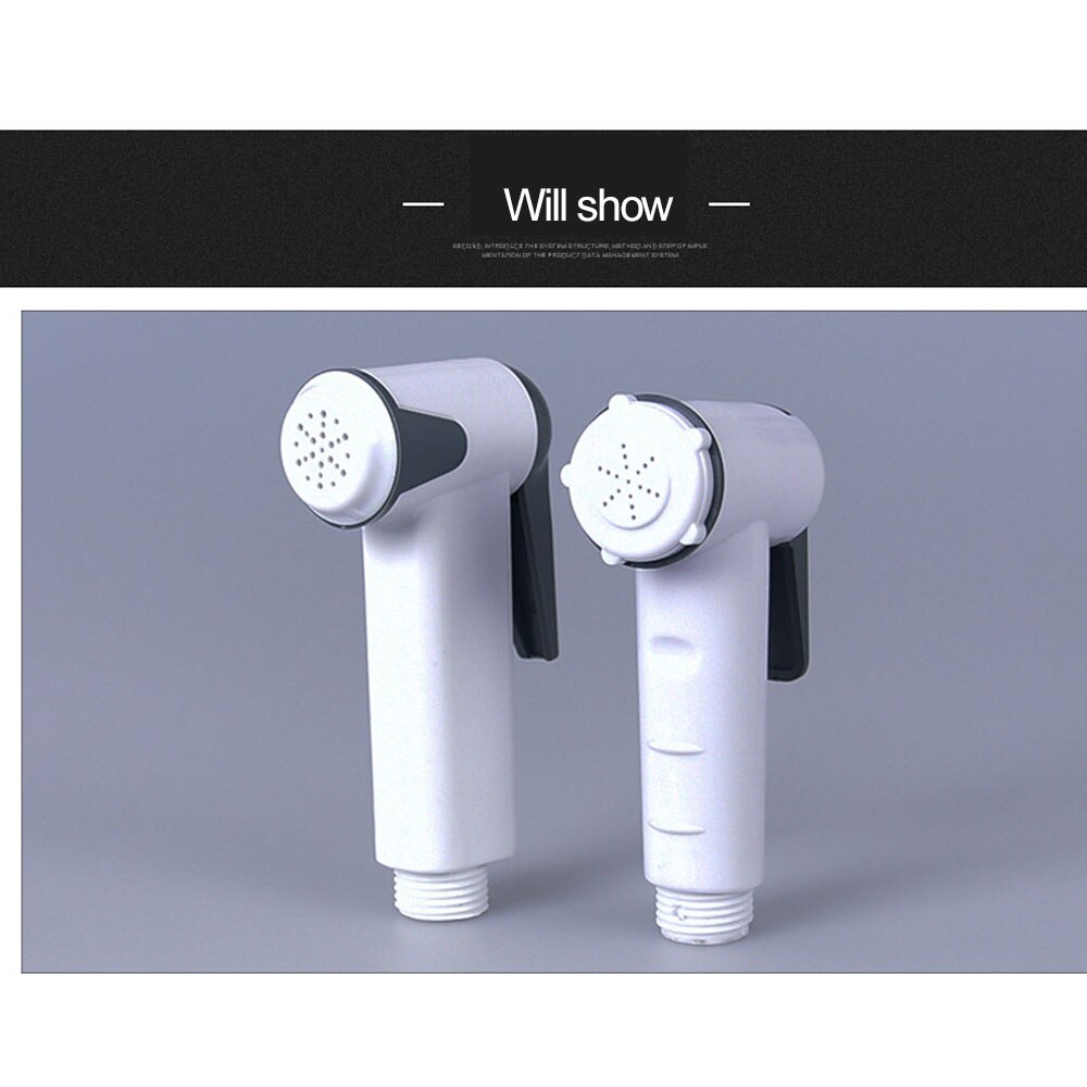 Multifunctionele Handed Draagbare Abs Bidet Sproeier Set G1 / 2 Intrekbare Laag Bidet Douchekop Nozzle Wc Cleaning Tools
