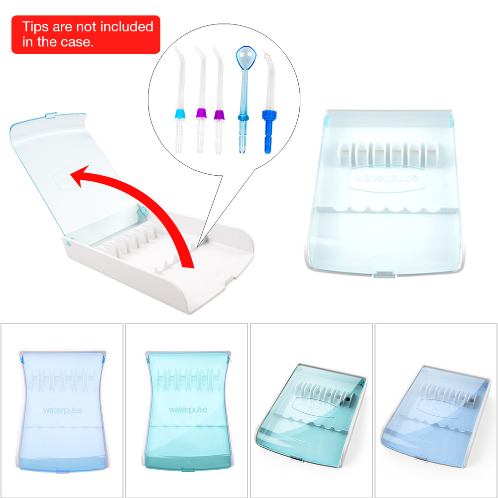 Waterpulse Hygiene Storage Case for Replacement Tips Dental Flosser Tips Storage Box Water Flosser Accessories, No Tips Included