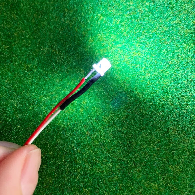 Pre-wired 3V SMD LED Warm White, 50cm wires pre soldered,model cars/trains/railway/railroad/starship lighting and electronic