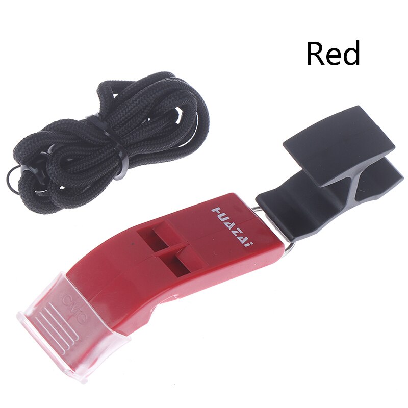 1pcs Soccer Referee Whistle Basketball Volleyball Whistle Sports Master Post Sport Souvenirs Whistle: Red