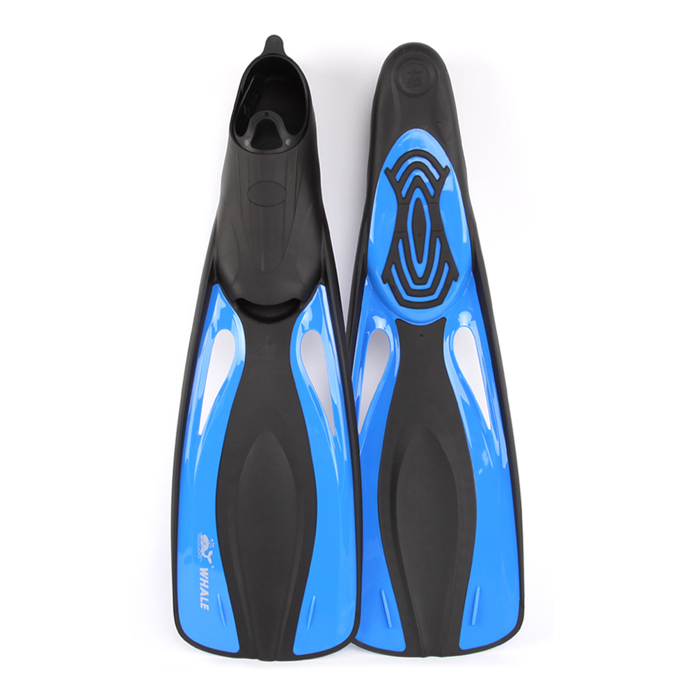 Whale Adult Flexible Comfort Swimming Fins Submersible Long Swimming Snorkeling Foot Profession Diving Flippers Water Sports