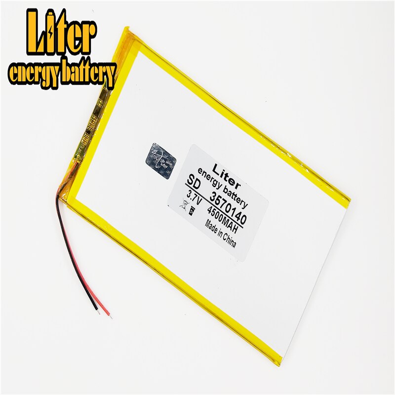 3570140 3.7V 4500Mah Oplaadbare Li Polymer Li-Ion Batterij Voor Bluetooth Notebook Tablet Pc Elektronica Veiligheid Lamp Power Bank