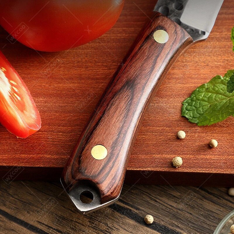 Faca de desossa de aço inoxidável faca de cozinha profissional faca japonesa cutelo de carne cutelo de osso forjando faca ferramentas de cozinha