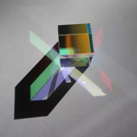 10*12.7Mm Optische Prisma Rechthoek Kubus Prisma Hoge Energie Standaard Rechthoek Kubus Beam Splitter Prisma Kleur Combinatie Prism