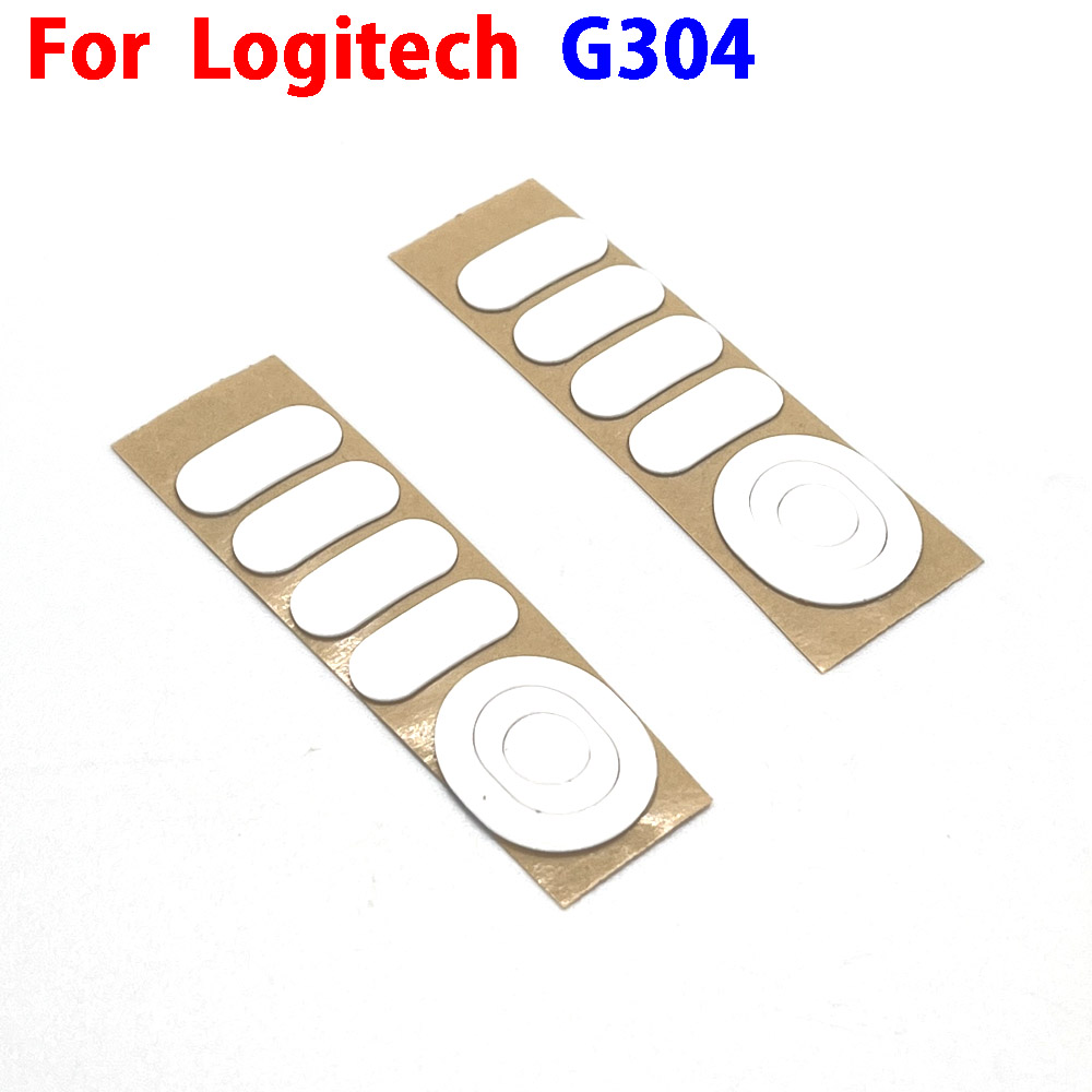 1-10Sets Mouse feet skates mouse pads legs connector for Logitech G304 Black White 0.6MM