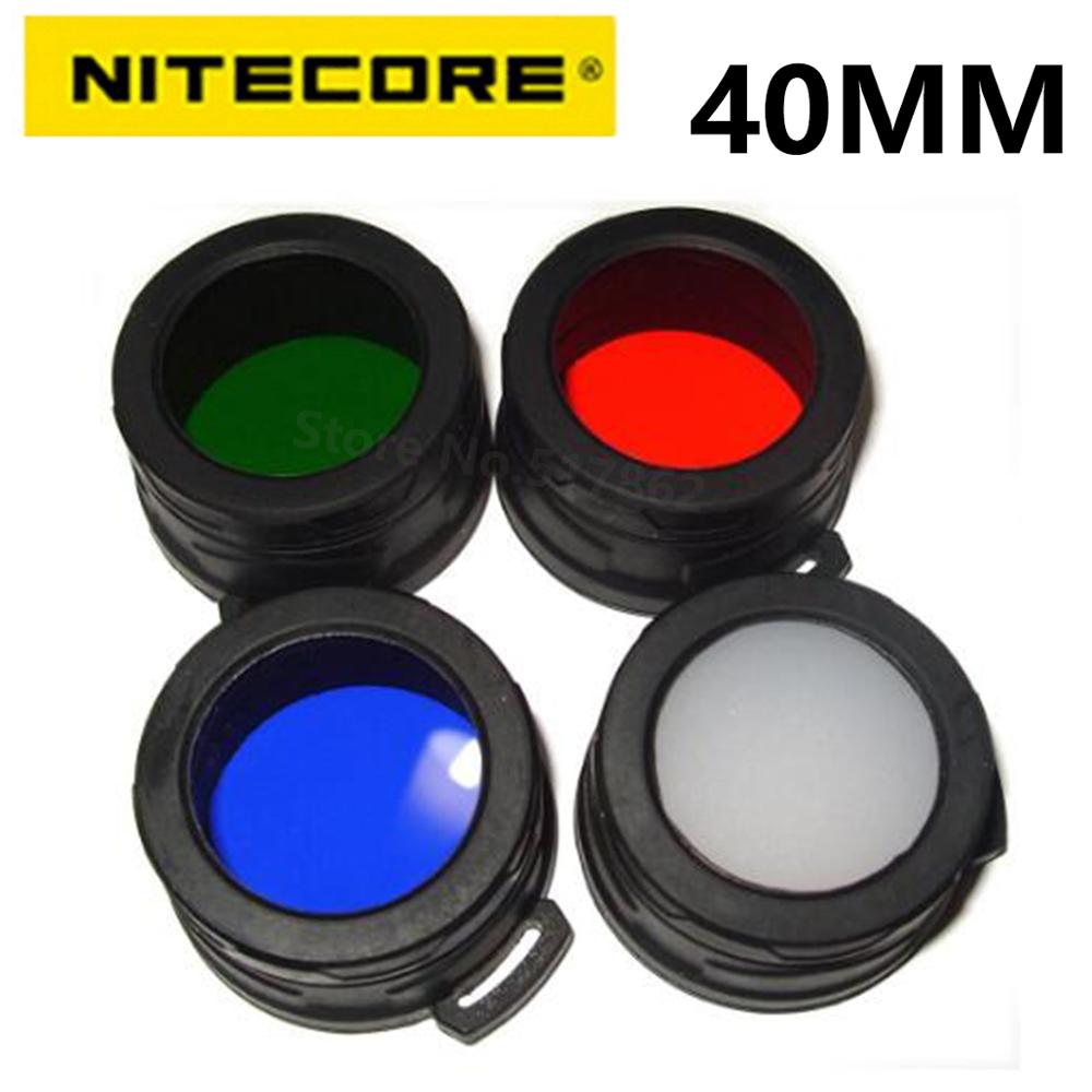 Hoogwaardige Nitecore Rgb Lanterna Filter Diffuus Minerale Gecoat Glas Lens Voor De Zaklamp Met Hoofd Van 40Mm EA41 p25 SRT7