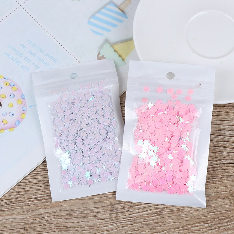 1 bag Ultra-thin Cherry Blossom Slices Filler Iridescent Sakura Cherry Blossom Glitter Resin Supplies Nail Art Decoden DIY Slime