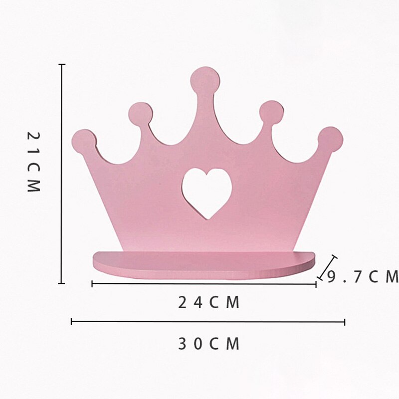 Childrens Houten Prinses Crown Boek Pop Plank Kids Peuters Childs Kwekerij Meubilair