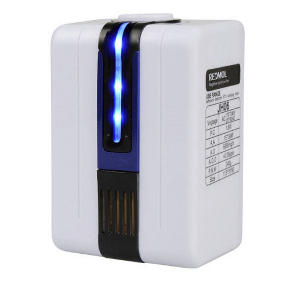 1.8W Household Negative Ion Generator Anion Oxygenation Formaldehyde Smoke Dust Air Purifier IONS Purification Area 30㎡: EU Plug