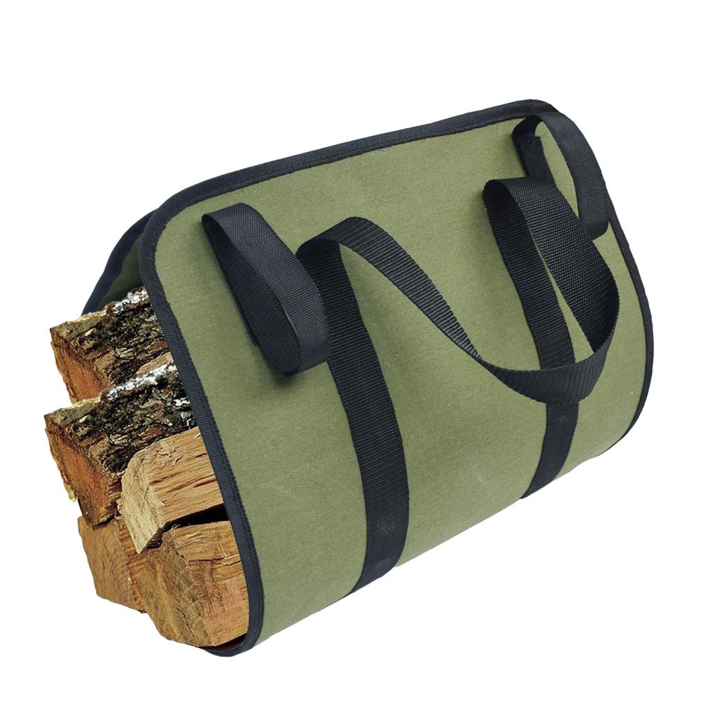 Large Firewood Log Tote Carrier Bag Heavy-Duty Wat... – Grandado