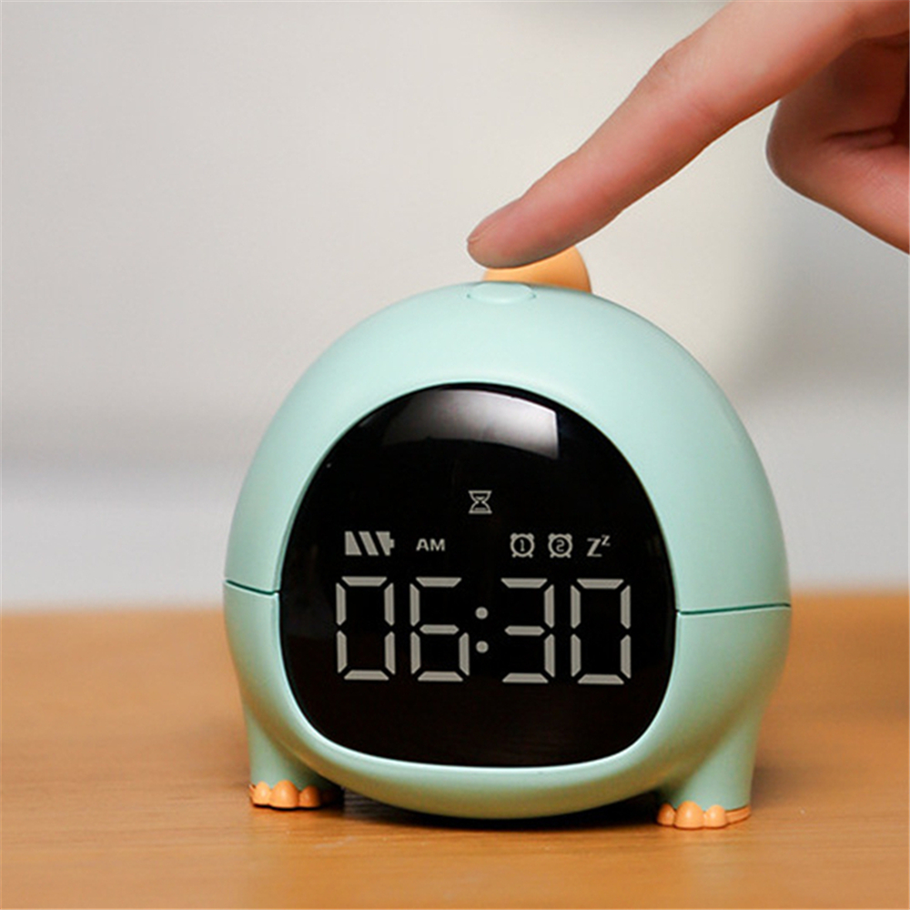 Digital Wecker USB Ladung Kreative Kleinen Dinosaurier Schreibtisch Uhr für freundlicher Zimmer Multifunktionale Uhr mit Countdown